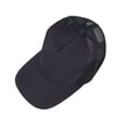thumbnail image 4 of Gorra de béisbol Nikou negra ajustable ligera transpirable protección solar unisex, 4 of 15