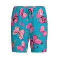 thumbnail image 4 of Gaeub Girl Butterfly Printed Men's Short Pajama Pants, Lightweight Lounge & Sleep Bottoms Keep You Cool - X-Large, 4 of 9