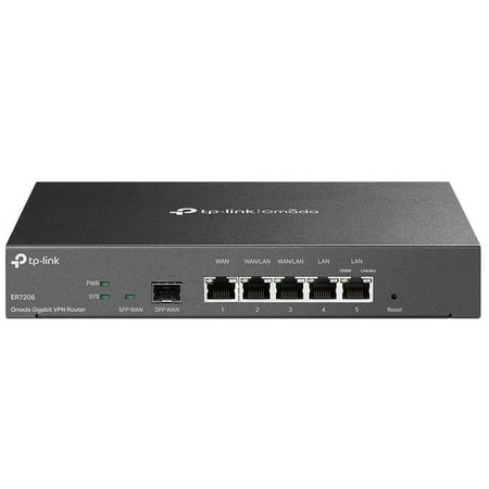 UPC: 0656942634584 | Restored TP-Link ER7206 Multi-WAN Professional Wired Gigabit VPN Router Increased Network CapacitySPI Firewall Omada SDN Integrated Load Balance (Refurbished)