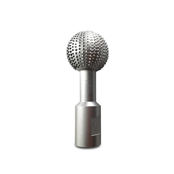 Husillo de gubia de bola, cabezal de molienda de potencia de grabado de acero al carbono, fresado abrasivo de ranura de madera, amoladora reutilizable de 40mm de diámetro, 14mm seitruly TO001050-01