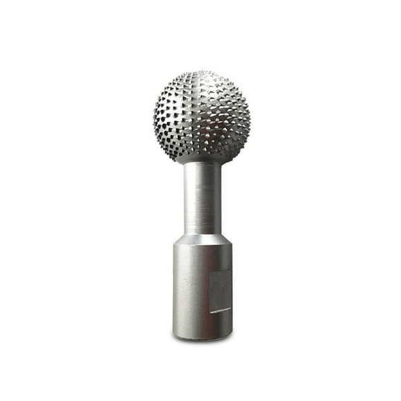 Husillo de gubia de bola, cabezal de molienda de potencia de grabado de acero al carbono, fresado abrasivo de ranura de madera, amoladora reutilizable de 40mm de diámetro, 10mm sidaley TO001050-02