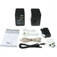 thumbnail image 3 of Kanto Living YU2 Powered Desktop Speakers, Gloss Black, 3 of 12