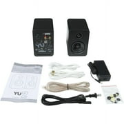 Kanto Living YU2 Powered Desktop Speakers, Gloss Black