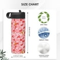 thumbnail image 4 of Sikiie hearts and cute corgi Print 18OZ Insulated Straw Cup, Portable Leak-proof Sports Water Bottle, Stainless Steel Water Cup Suitable for Home and Outdoor, 4 of 8