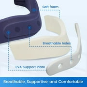 Velpeau Neck Brace, Soft Foam Cervical Collar for Sleeping, for Neck Pain and Support,Neck Support Collar for Travel, Nap, Relief of Neck Cervical Spine Pressure(Blue, Enhanced Version, XL:4)