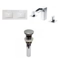 thumbnail image 1 of American Imaginations 48-in. W 3H8-in. Ceramic Top Set In White Color - Overflow Drain Incl. AI-32697, 1 of 9