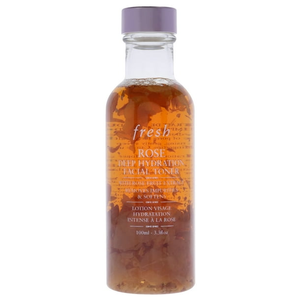 Tónico facial Fresh Toner de hidratación profunda de rosa 3.4 oz