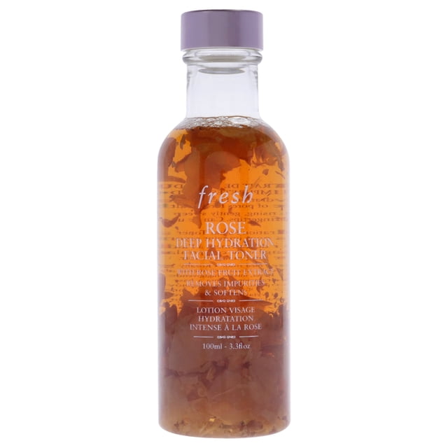 Tónico facial Fresh Toner de hidratación profunda de rosa 3.4 oz