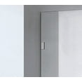 thumbnail image 5 of Genius Frameless Shower Door Plus W 57'' - 61'' × H 76'' Side Panel in Brushed Nickel Premium Hardware Finish, Low Iron Tempered Glass Included( 57 1/4'' ), 5 of 6