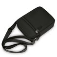 thumbnail image 1 of Typpkmm Women Mini Crossbody Bag, Black Faux Leather Shoulder Purse, Zip Closure Handbag for Daily Errands, Black B, 1 of 7