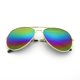 thumbnail image 2 of Gafas de sol de moda para mujer y hombre, estilo piloto, redondas, con degradado y espejo, para mujer, 2 of 4