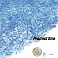 thumbnail image 3 of Aquarium Sea Glass Stones, 0.93LB Clear Glass Pebbles Marble Aquarium Fish Tank Rocks Gravel for Turtle Tank, Vase Fillers, Christmas Decoration - Light Blue, 3 of 9