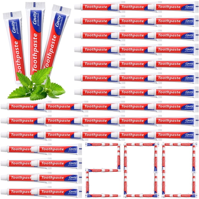 Pasta de dientes Dimsile Mini Travel, tamaño 10 ml para mal aliento, 200 unidades