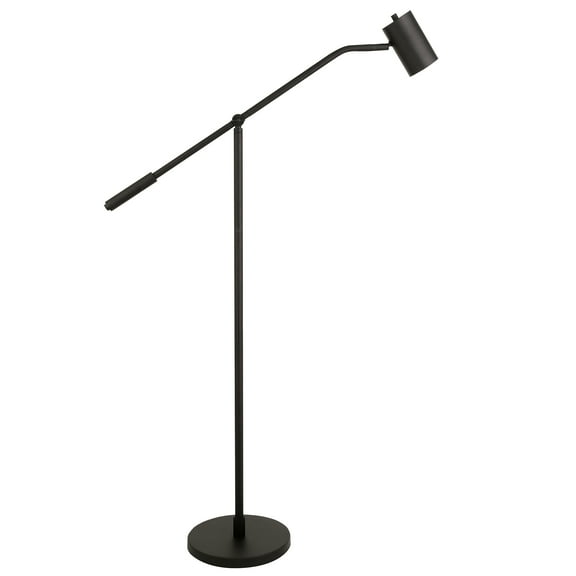 Evelyn&Zoe 12" Blackened Bronze Metal Floor Lamp
