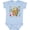 AE-Light Blue, variant on Sloth Cute for Girls Girls Baby Bodysuit