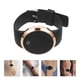thumbnail image 3 of Reloj electrónico de pulsera de aleación LED para hombre y mujer, con pantalla táctil, digital, ideal como regalo de cumpleaños (correa negra dorada) (negro), 3 of 6