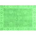 thumbnail image 1 of Ahgly Company Indoor Rectangle Oriental Emerald Green Traditional Area Rugs, 8' x 10', 1 of 4