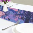 thumbnail image 4 of Yayeee Table Runner 70 inches Long Home Kitchen Dinning Party Decoration, Cat Walking in Street, 4 of 7