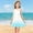 Blue, variant on JUSLIO Girls Camisole Dress Tank Casual Sleeveless Dresses Size 4 Y