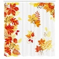 thumbnail image 3 of Ambesonne Fall Shower Curtain, Tree Leaves and Berries, 69"Wx70"L, Multicolor, 3 of 3