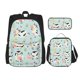 thumbnail image 1 of Easygdp Cute Cows Mochila para Niños y Niñas con Set de Caja de Almuerzo y Estuche para Lápices 3 en 1, Mochila Escolar Estampada para Adolescentes, 1 of 7