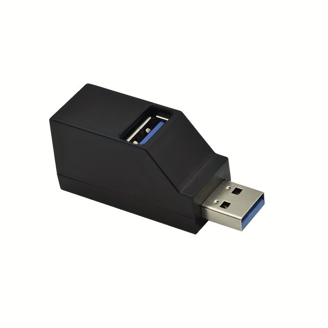 USB 3.0 HUB Adapter Extender Mini Splitter Box 3 Ports For PC Laptop Macbook Mobile Phone High Speed U Disk Reader Gift For Birthday/Easter/Boy/Girlfriends