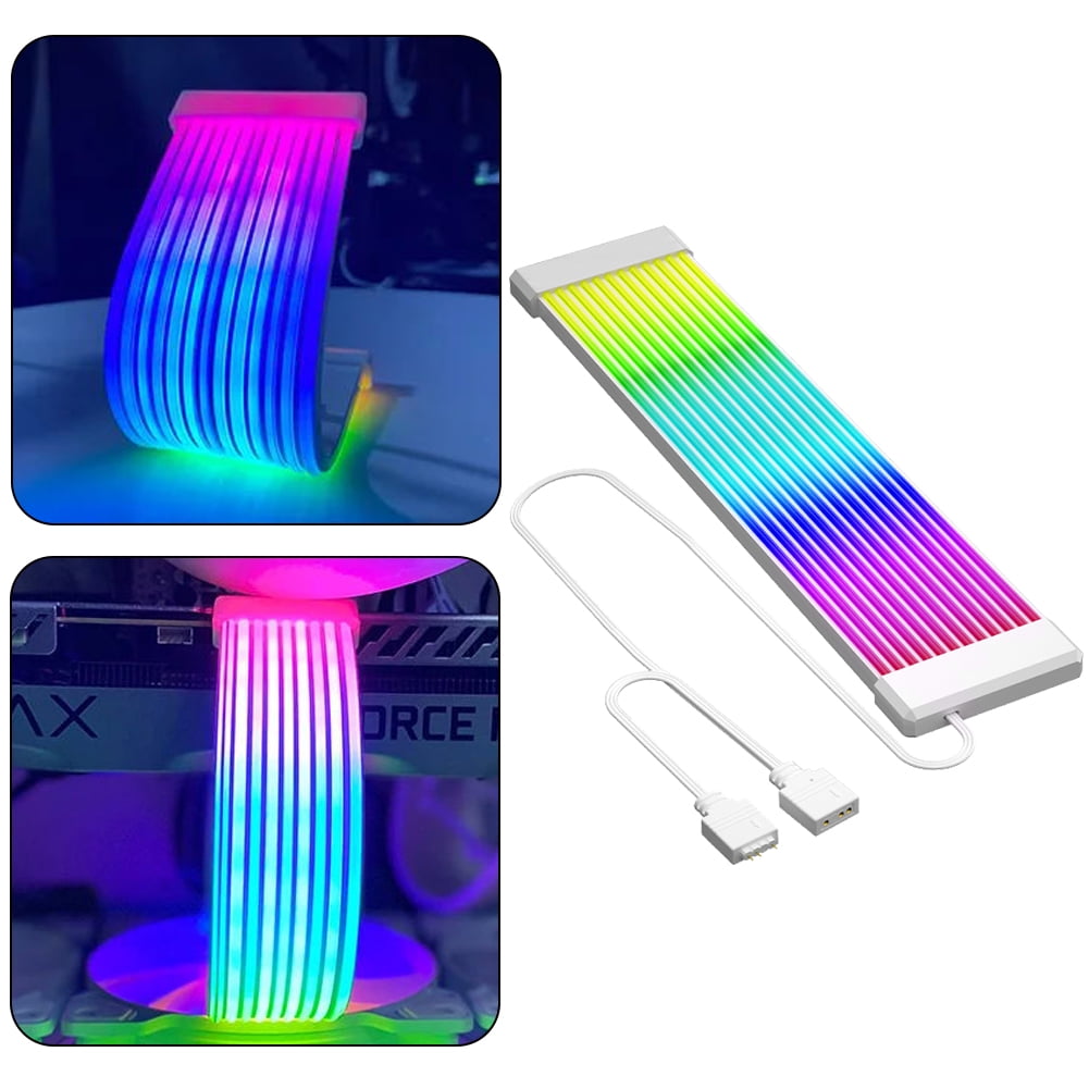 Cable RGB GPU para PC Placa Sincronización ARGB 5V 3 Pines 8 24 PSU ...