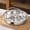 C, variant on Gecau Stainless Steel Snack Plate, 5-Compartment Divided Food Steaming Platter, Divided Steamer Plate Prevents Flavor Mixing Round Portion Control，316 Handle