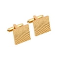 thumbnail image 1 of Gemelos Cuadrados de 2 piezas Zulema con patrón tallado duradero dorado, 1 of 8