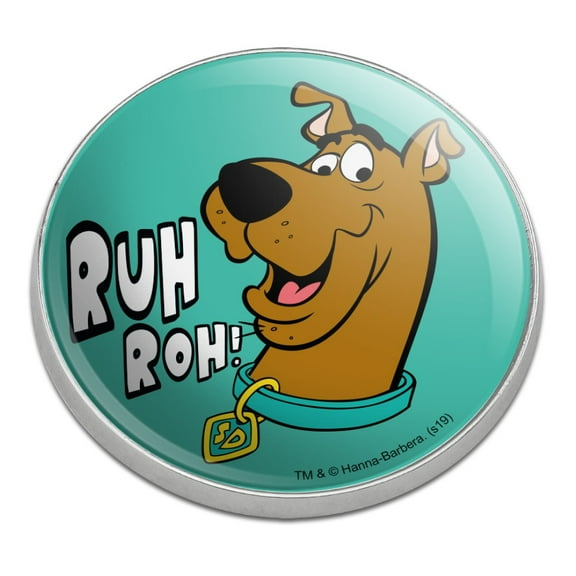 Scooby-Doo Ruh Roh Golfing Premium Metal Golf Ball Marker