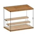 thumbnail image 2 of Clear Action Figure Storage Box, Acrylic Blind Box Showcase Space Organization Protective  for Displaying Small Dolls 3 Tiered Staircase M 32x18x26.4cm, 2 of 8