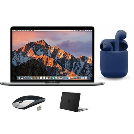 Restored Apple MacBook Pro 13.3-inch Intel Core i5 2.6GHz 8GB RAM Mac OS 256GB SSD Bundle: Black Case, Wireless Mouse, Bluetooth/Wireless Airbuds By Certified 2 Day Express (Refurbished)