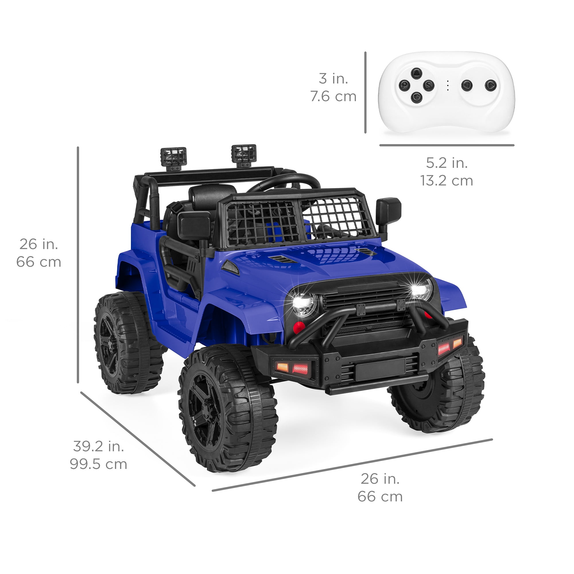 bcp 12v ride on truck with remote