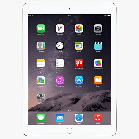 Restored Apple iPad Air 2 (2014) 9.7" Tablet Bundle, 64GB, Apple iOS 15, Silver (Refurbished)