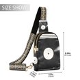 thumbnail image 2 of Disk Music Crossbody Bags Backpack Chest Bag Shoulder Bag Waist Bag for Outdoor Travel Hiking Fitness Cycling, 2 of 7