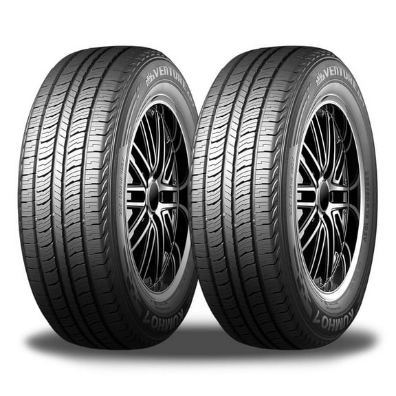Set of 2 Kumho Road Venture APT KL51 P215/75R16 101T Tires Fits: 2002-04 Jeep Liberty Sport