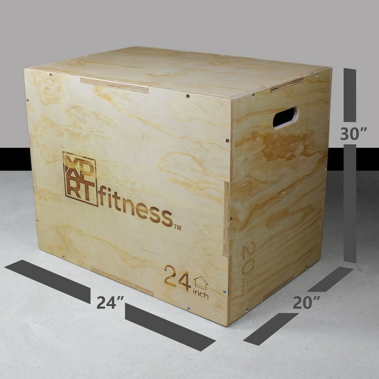 XPRT Fitness Easy To Assemble 45 lb Wood Multicolor Plyo Box XPRT Fitness Easy To Assemble 45 lb Wood Multicolor Plyo Box