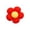 B, variant on Refrigerator Magnets Cute Red Flower Magnet Set, Strong Magnetic Whiteboard Magnets for Notes Photos as Kitchen Home Office Decoration