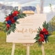 thumbnail image 5 of 2x Arco de Boda Artificial Flores Swag Floral Artificial Rojo, 5 of 10