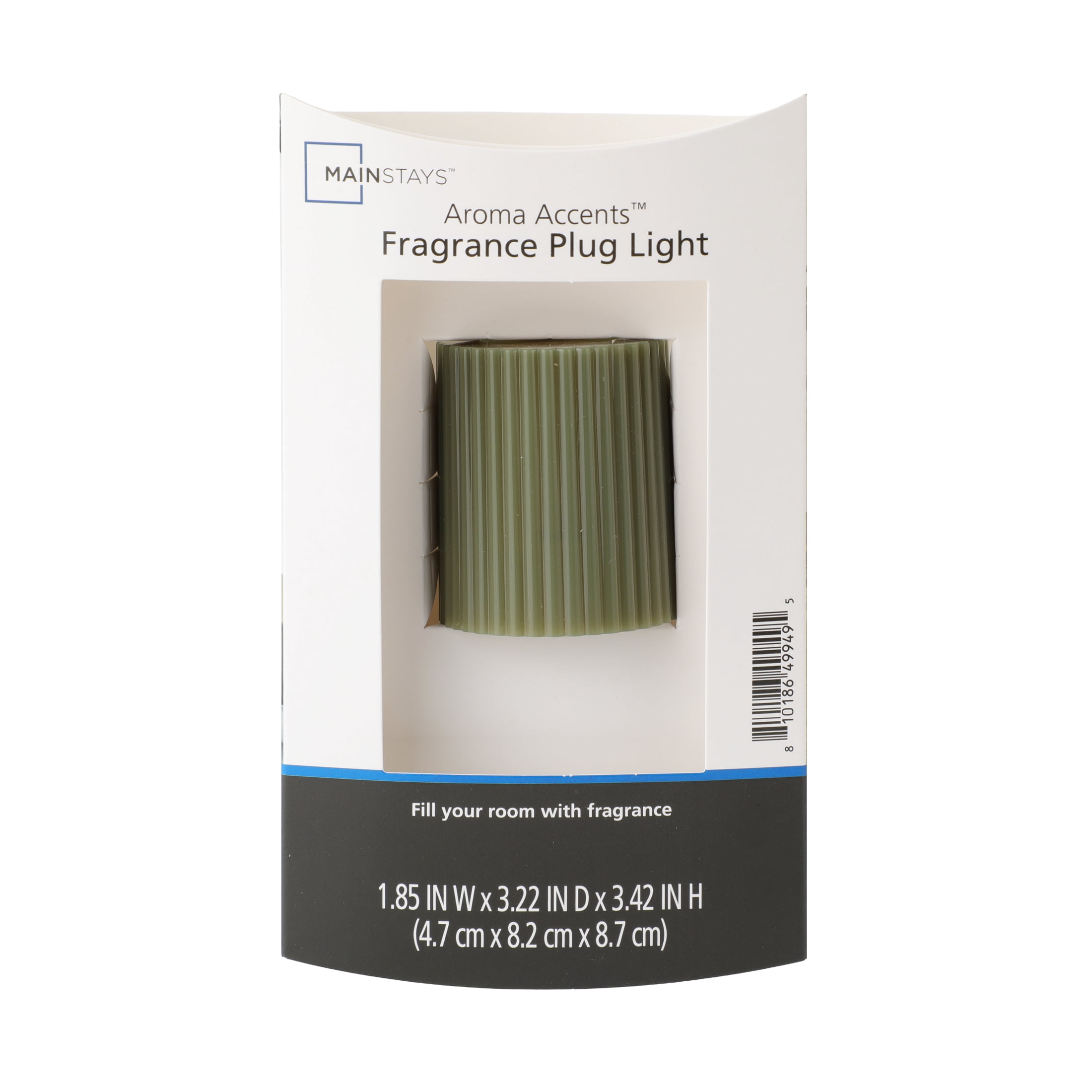 Mainstays Aroma Accents LED Fragrance Plug-in, Ribbed Texture, Bay Leaf