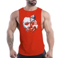 thumbnail image 3 of Camiseta sin mangas con estampado Y2k de moda y ocio, camiseta de baloncesto transpirable sin mangas, ropa de gimnasio para exteriores, ropa deportiva de verano para hombre, secado rápido Fnaf, 3 of 5
