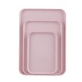 thumbnail image 1 of LLQkigsxse Small Glass Pans for Baking Multiple Color Size Options Use Large Capacity Serving Tray Practical Food Grade Storage Tray for Home Deformed Shockproof Baking P, 1 of 3