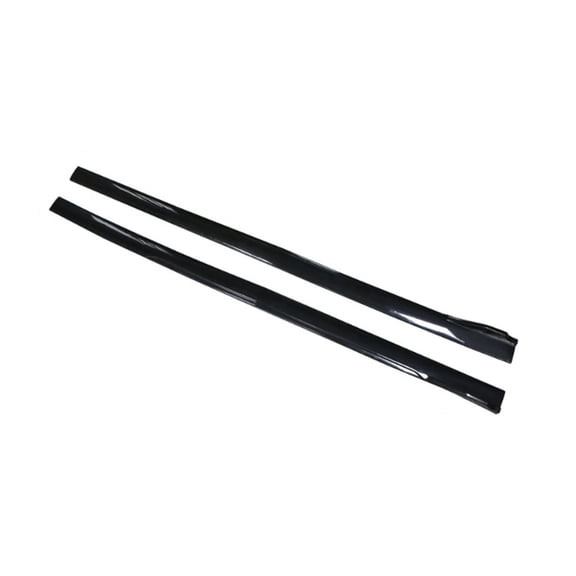 BAOSITY 2 Pieces Generic Car Side Skirts, Universal Sturdy Replacement Easy Installation 2M Accessories for Truck SUV Automotive Carbon fiber pattern