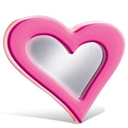 Kids' Heart Wall Mirror, Pink Neon