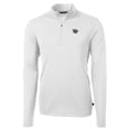 thumbnail image 2 of Men's Cutter & Buck White Cincinnati Bearcats Team Big & Tall Virtue Eco Pique Recycled Quarter-Zip Pullover Top, 2 of 3