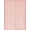 Pink Black Ivory, Pattern 17, variant on ODIKA 8'x10' Washable Area Rug Non-Slip Chair-Friendly Mat Geometric Modern Abstract Maze With Interlocking Diamond Grid Motif for Dining Room, Large Office, Lounge