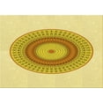thumbnail image 1 of Ahgly Company Machine Washable Indoor Rectangle Transitional Caramel Brown Area Rugs, 5' x 8', 1 of 7