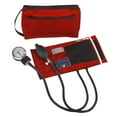 thumbnail image 5 of MABIS MatchMates Manual Blood Pressure Monitor Kit Aneroid Sphygmomanometer with Calibrated Nylon Cuff and Oversized Carrying Case, Adult, Red, 5 of 5