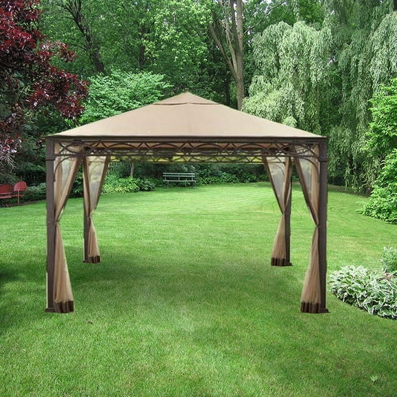 Garden Winds Replacement Canopy Top for the Valence Gazebo - Riplock 350