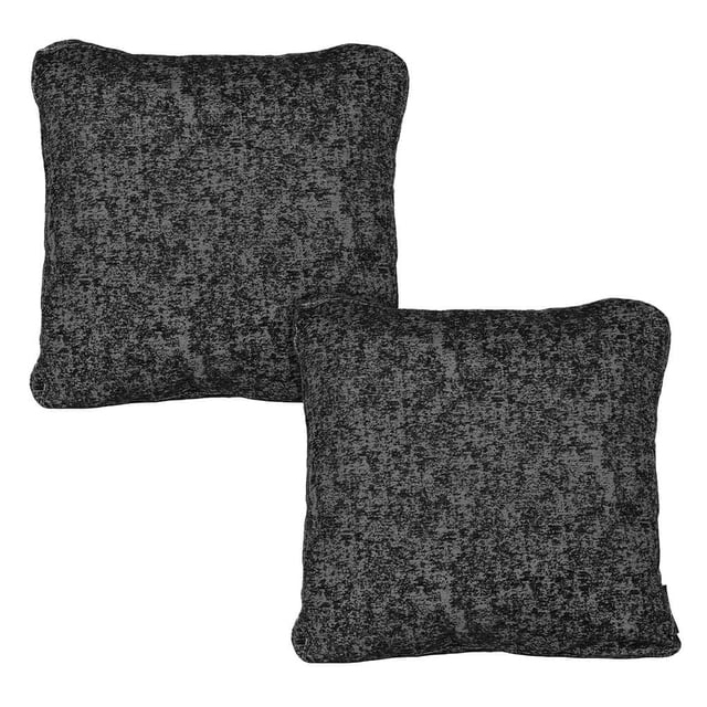 Cojin Decorativo Cuadrado Grande Set de 2 Zaniah Gris